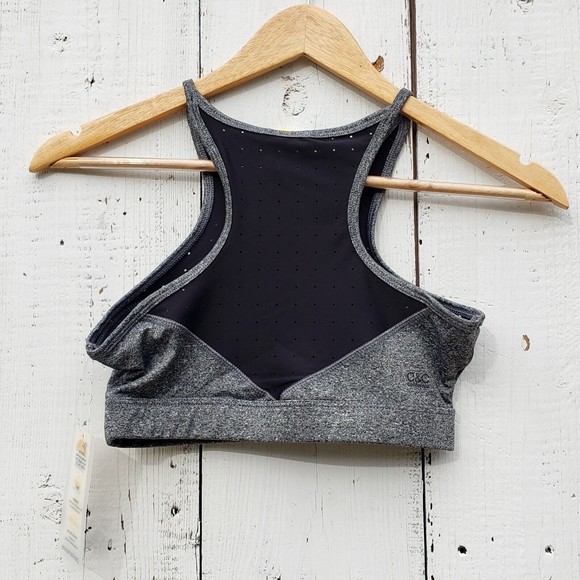 C&C California Grey and Black Athletic Sports Bra Legging Set Sz S NEW - Picture 13 of 14
